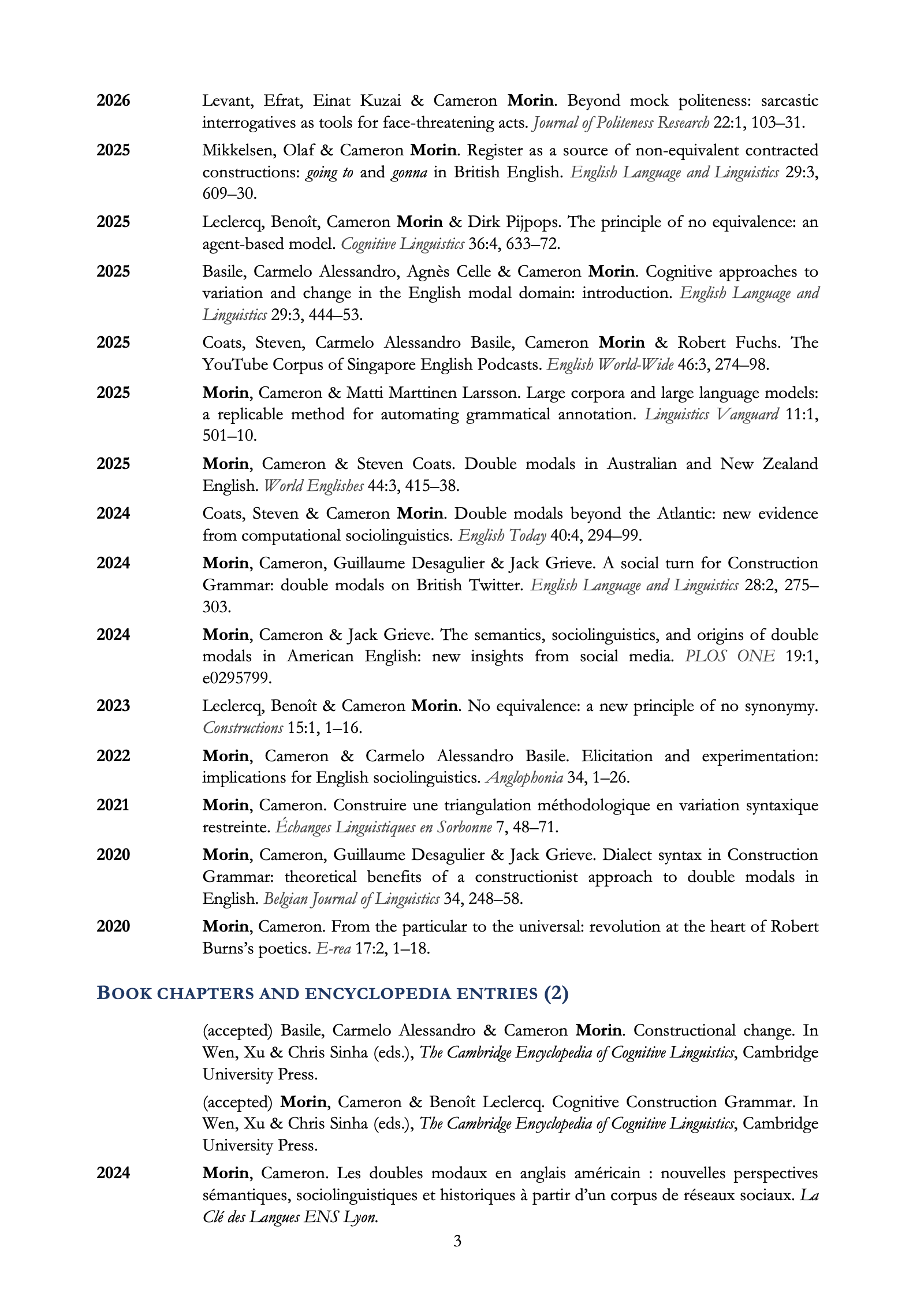 CV, page 3 of 10