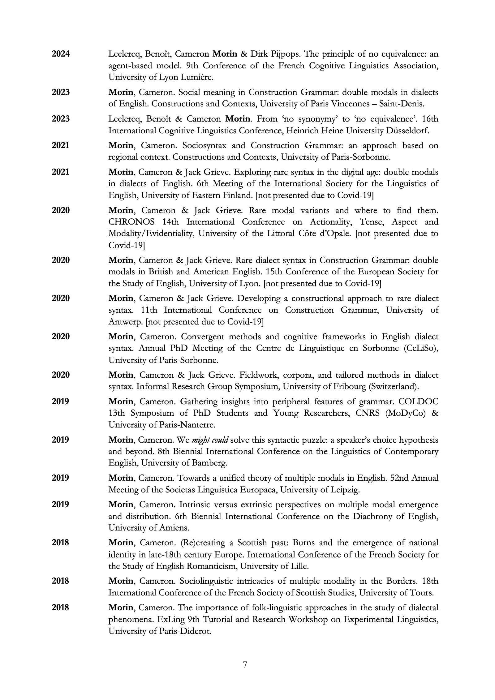 CV, page 7 of 10