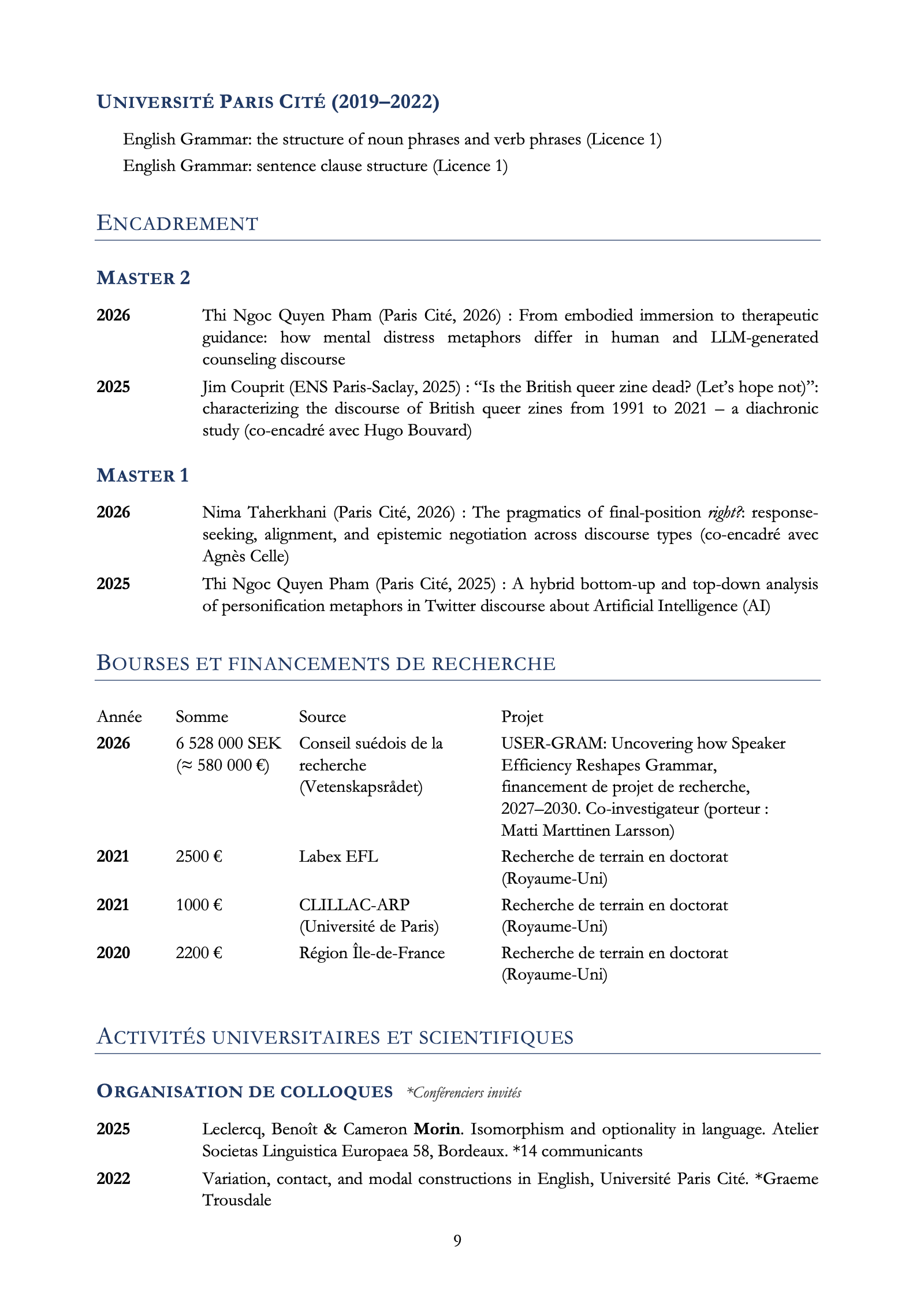 CV, page 9 sur 10